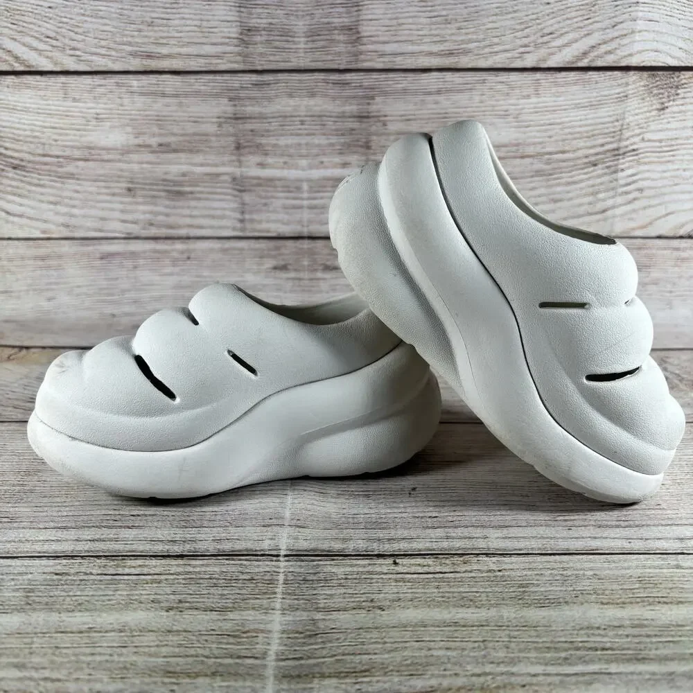 Ugg Kids Sport Yeah Clogs Size Toddler 9 White EVA Chunky Shoes
